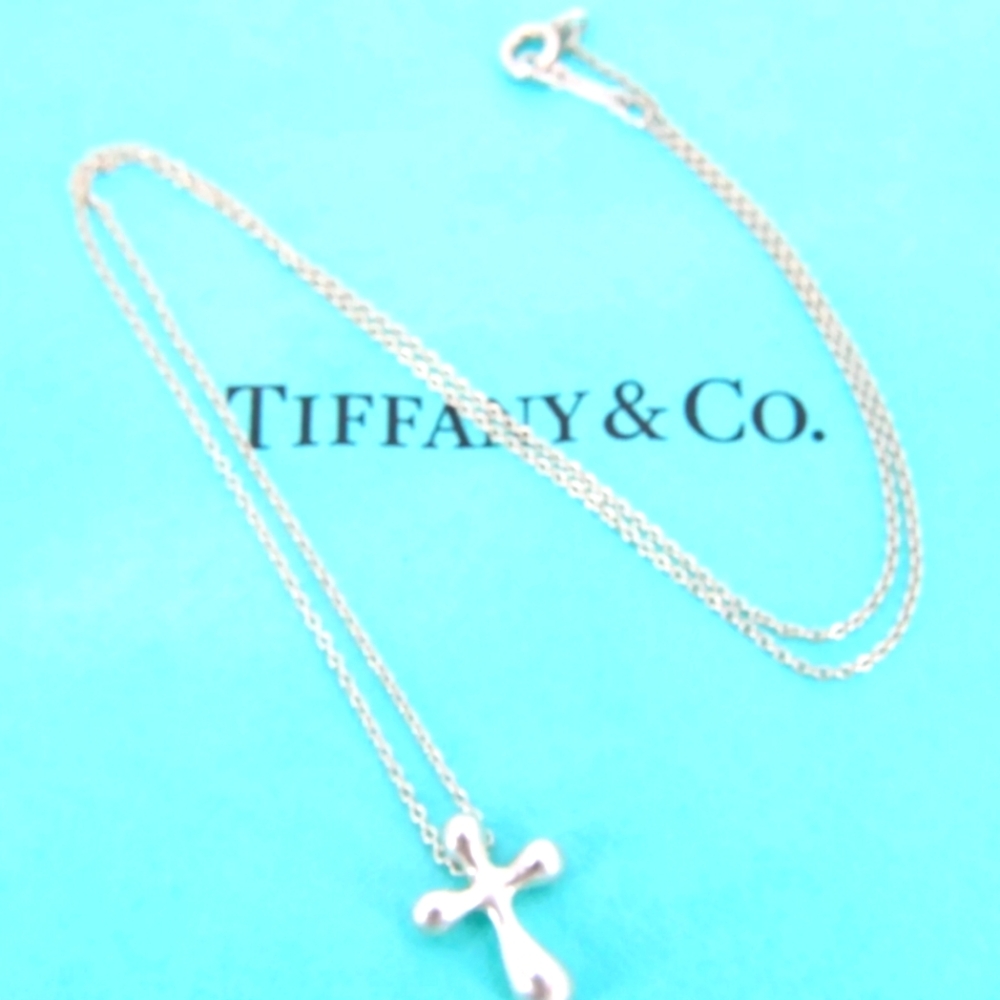 Tiffany and Co Small Cross Necklace